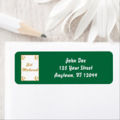 Étiquette Aïd Moubarak Aïd al Fitr Personnaliser (En situation)