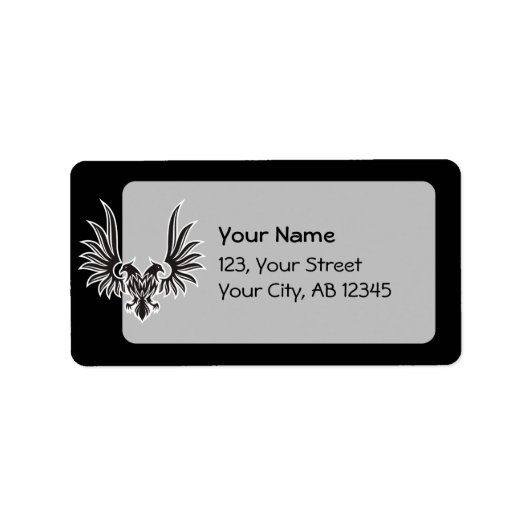 Étiquette Aigle à deux têtes (Devant)