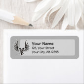 Étiquette Aigle à deux têtes (En situation)