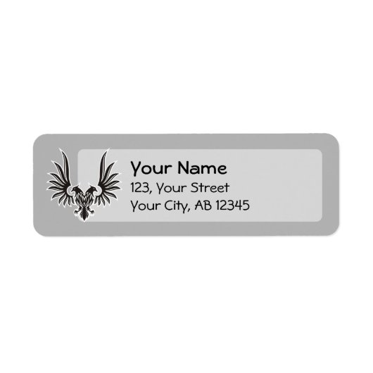 Étiquette Aigle à deux têtes (Devant)