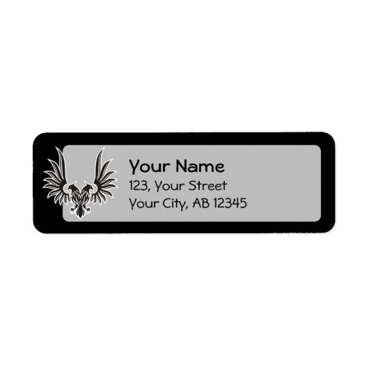 Étiquette Aigle à deux têtes (Devant)