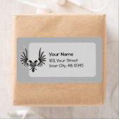 Étiquette Aigle à deux têtes (En situation)