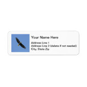 Étiquette Aigle de Bald (Devant)