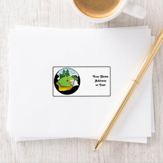 Étiquette Aigle de golf (En situation)