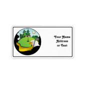 Étiquette Aigle de golf (Devant)