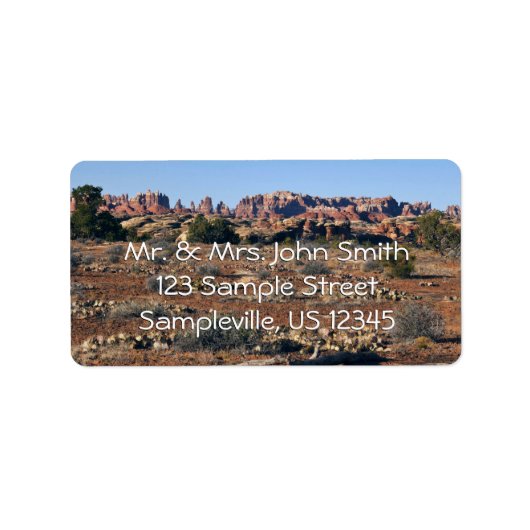 Étiquette Aiguilles de la piste Pothole Point (Devant)