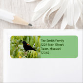 Étiquette aile rouge (En situation)