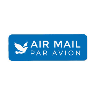 Étiquette AIR MAIL PAR AVION 鳥 エ ア ♥ ー ー ル les oiseaux qui p