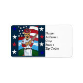 ÉTIQUETTE AIREDALE TERRIER (Devant)