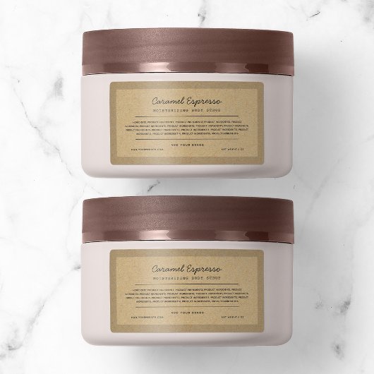 Étiquette Ajouter des lignes de script Gris de marque Ingréd