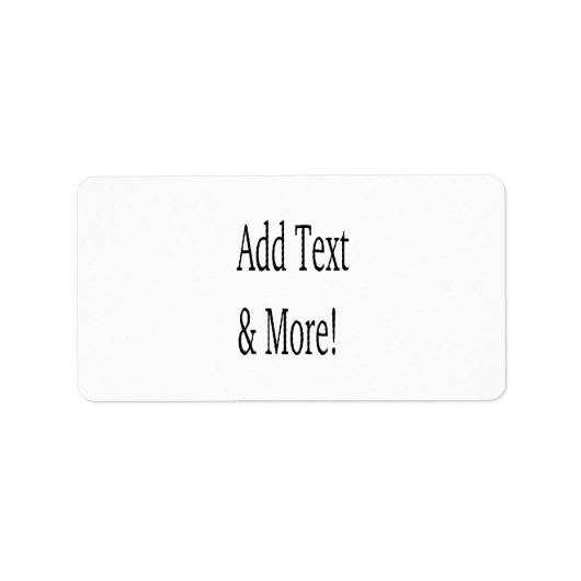 Étiquette Ajouter du texte et plus ! Customisez votre propre (Devant)