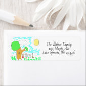 Étiquette Ajouter l'oeuvre de votre enfant à cette oeuvre (En situation)