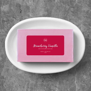 Étiquette Ajouter un logo Couleur personnalisée Script & Typ