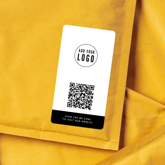 Étiquette Ajouter un logo et un site Web Code QR Couleurs de