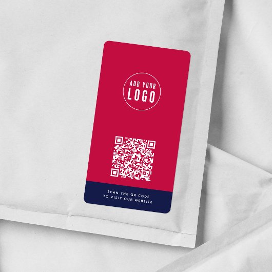 Étiquette Ajouter un logo et un site Web Code QR Couleurs de