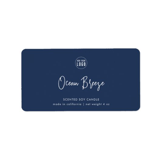 Étiquette Ajouter un script de logo personnalisé couleur min (Devant)