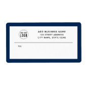 Étiquette Ajouter une adresse de retour de frontière personn (Devant)