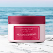 Étiquette Ajouter une bordure blanche des ingrédients de cou