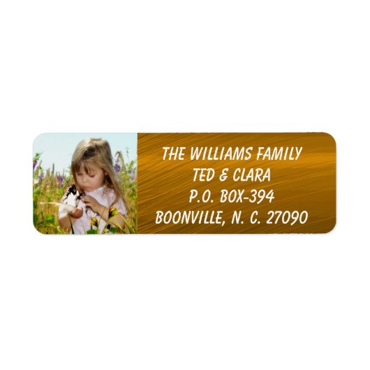 ÉTIQUETTE AJOUTER UNE PHOTO* (Devant)