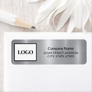 Étiquette Ajouter Votre Logo Faux Argent Adresse En Métal