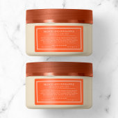 Étiquette Ajouter Votre Marque Classique Ingrédients Couleur