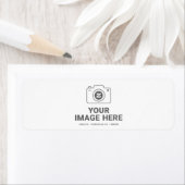 Étiquette Ajoutez votre design d'image (En situation)