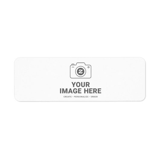 Étiquette Ajoutez votre design d'image (Devant)