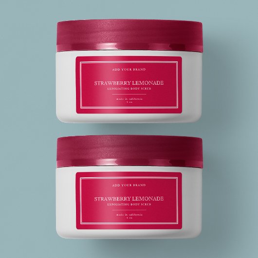 Étiquette Ajoutez votre marque Classic Custom Colours Étique