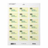 Étiquette AJS Popper "Dragon d'eau" eau de mer pêche leurre (Feuille entière)