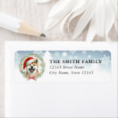 Étiquette Akita Dog Return Address Labels (En situation)