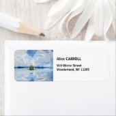 Étiquette Akseli Gallen-Kallela - Nuages au-dessus d'un lac (En situation)