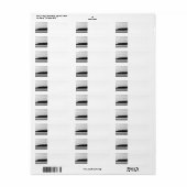 Étiquette Alaska Landscape (Feuille entière)