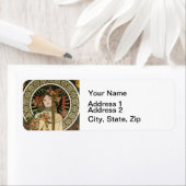 Étiquette Alfonse Mucha Trappistine Nouveau (En situation)