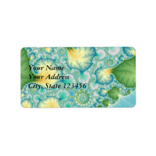 Étiquette Algues - Fractées