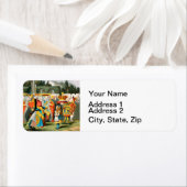 Étiquette Alice à Wonderland (En situation)