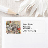 Étiquette Alice à Wonderland (En situation)