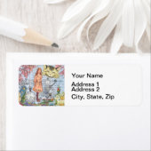 Étiquette Alice au pays des merveilles Classique Cheshire Ra (En situation)