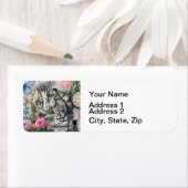 Étiquette Alice au pays des merveilles Dodo Classic (En situation)