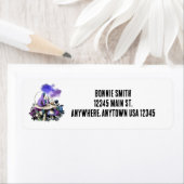 Étiquette Alice et la chenille fumante Hookah (En situation)