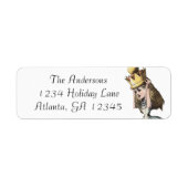 Étiquette Alice In Wonderland Invitation Adresse de retour (Devant)