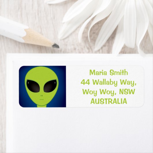 Étiquette Alien (En situation)