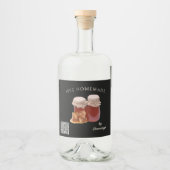 Étiquette alimentaire au miel fait maison QR Code (Devant)