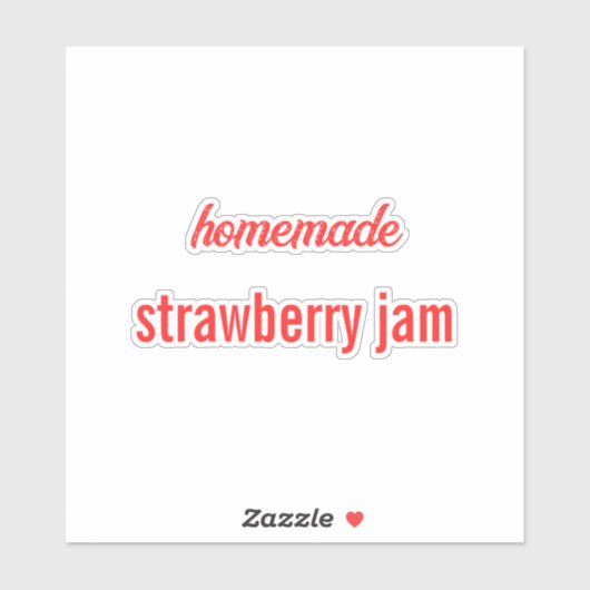 Étiquette alimentaire Canning Jar Sauce confiture (Feuille)