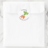 Étiquette Alimentaire Carottes Entreprise de Conse (Sac)