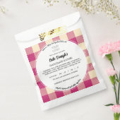 Étiquette alimentaire de chalet Sacs Modèle (Scellé)