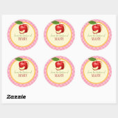 Étiquette alimentaire de cuisine personnalisée (Feuille)