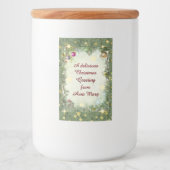 Étiquette alimentaire de Noël (Devant)