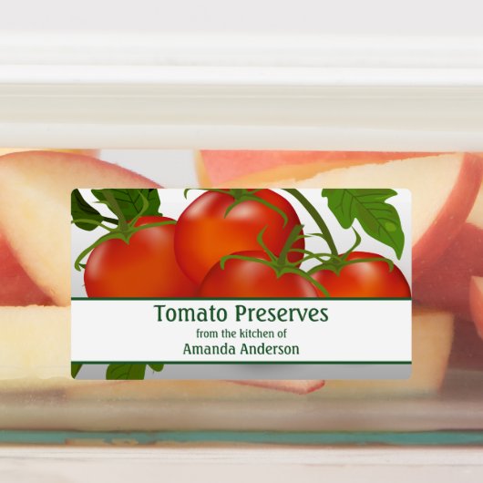 Étiquette alimentaire du rectangle de conservation (Apposé)