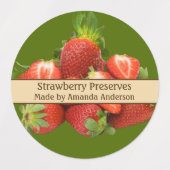 Étiquette alimentaire moderne Circulaire de la fra (Design 1)