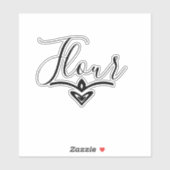 Étiquette alimentaire personnalisé (Feuille)